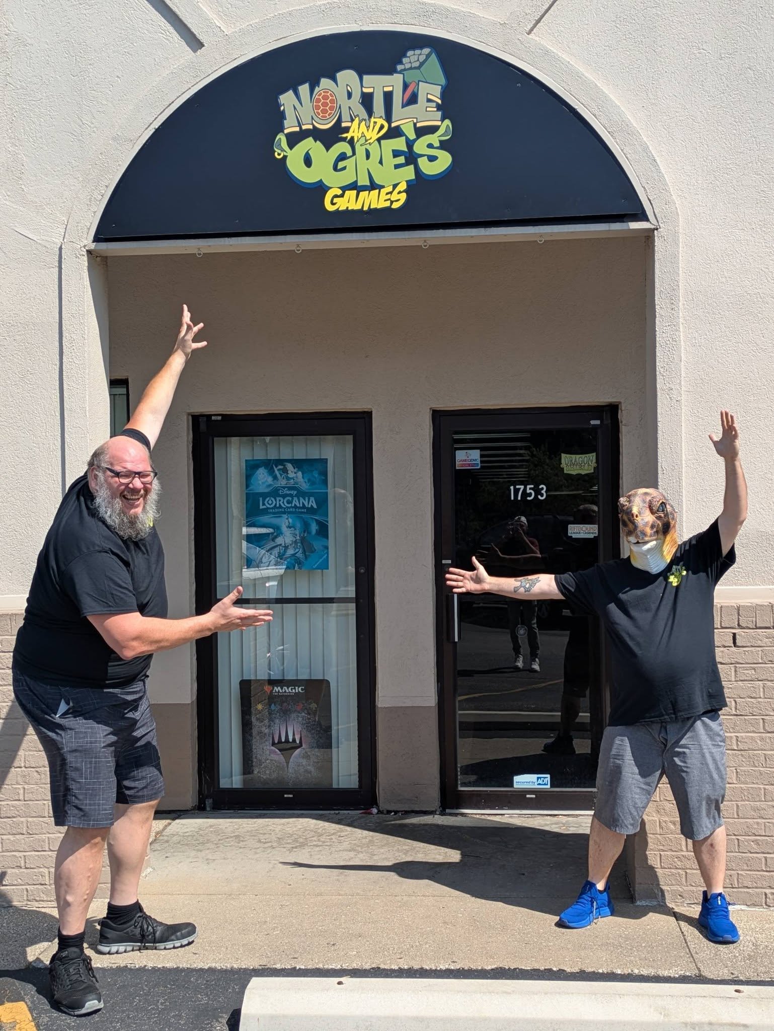 The entrance to Nortle and Ogre's Games at 1753 State Road